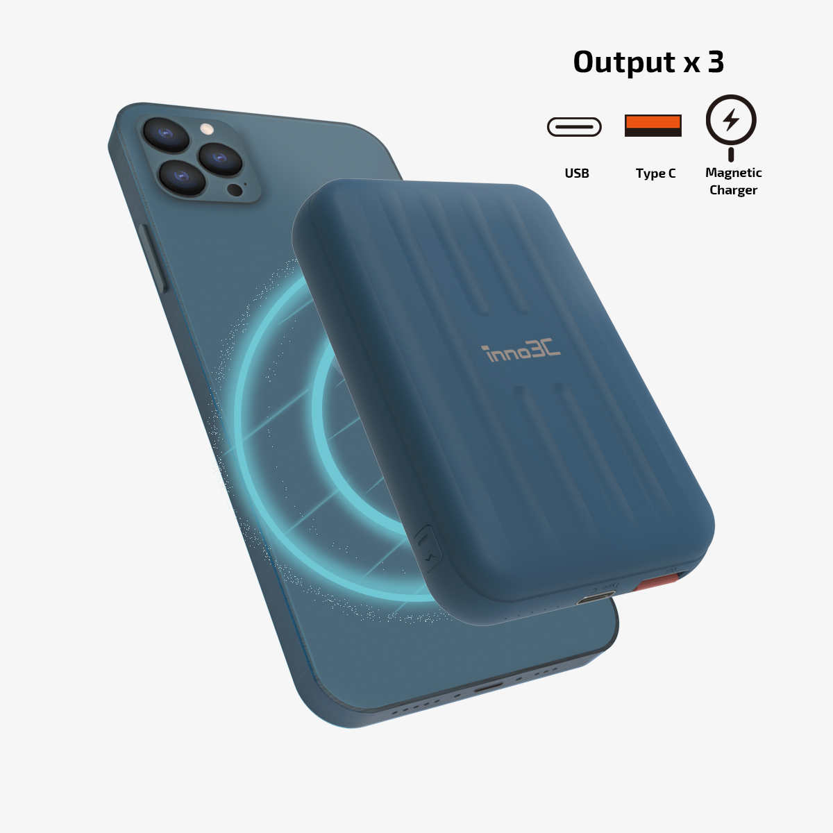 inno3C MagSafe / Wireless Power Bank 5000mAh inno3C
