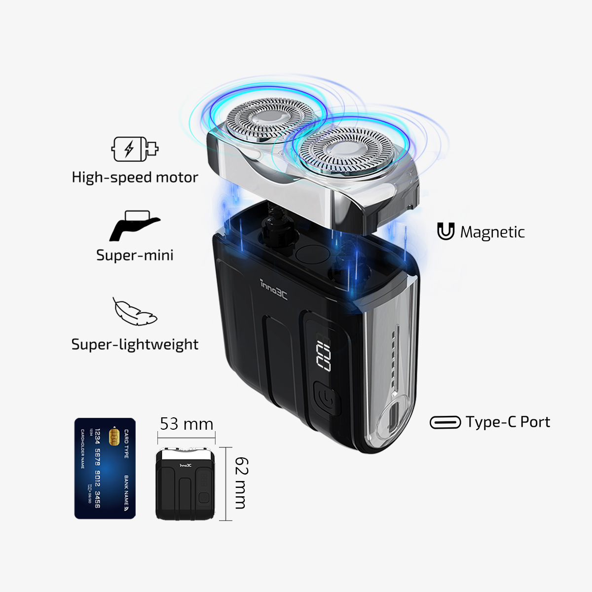 inno3C    i-PS1 Mini Portable Shaver