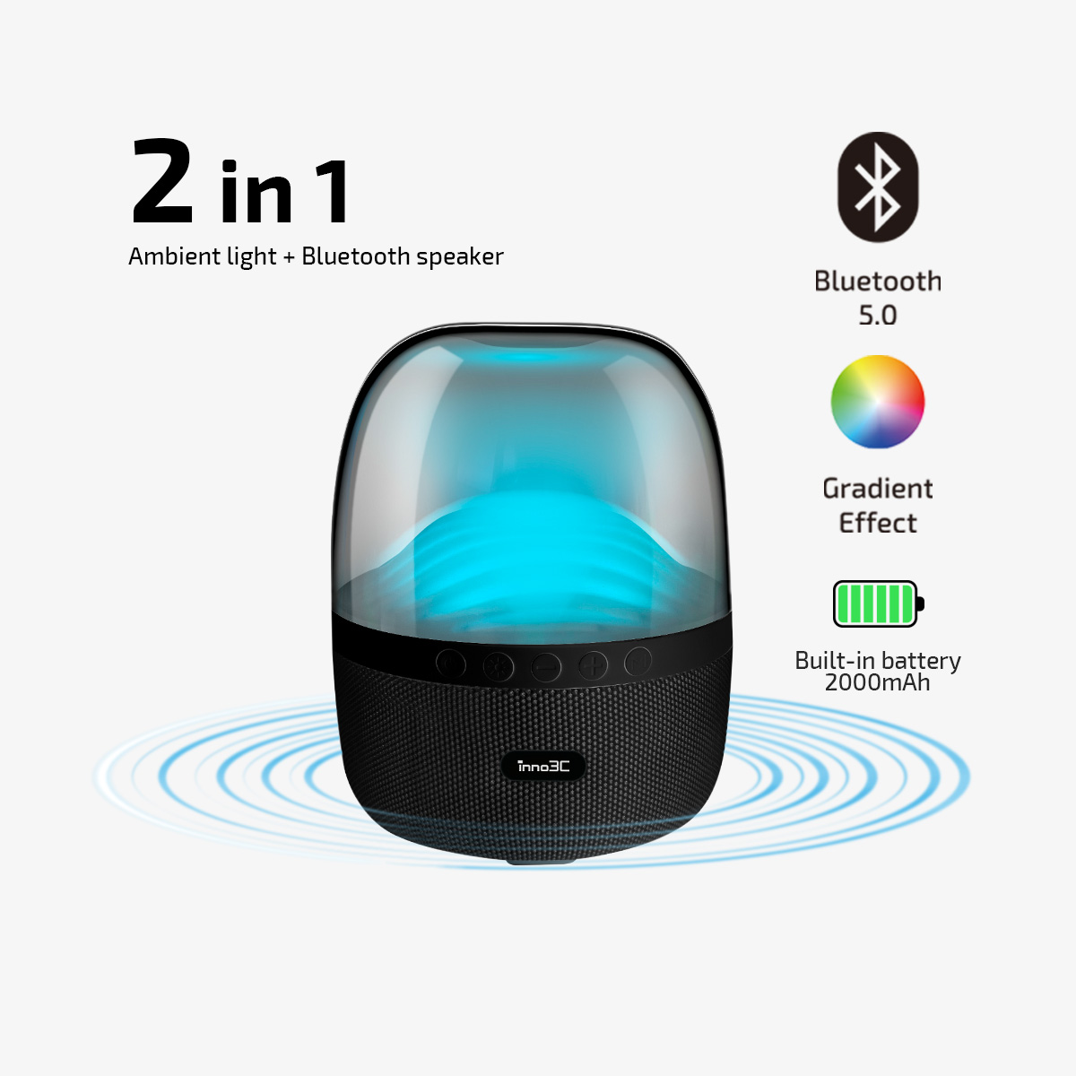 inno3C   Ambient Lamp Bluetooth Speaker