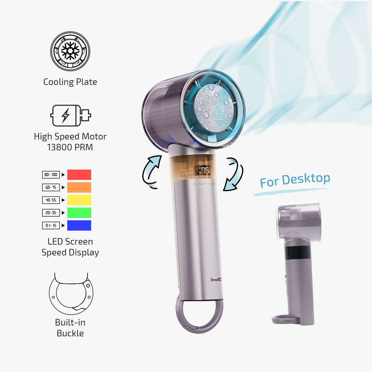 inno3C    i-F7 Speedy Cooling Handy Fan