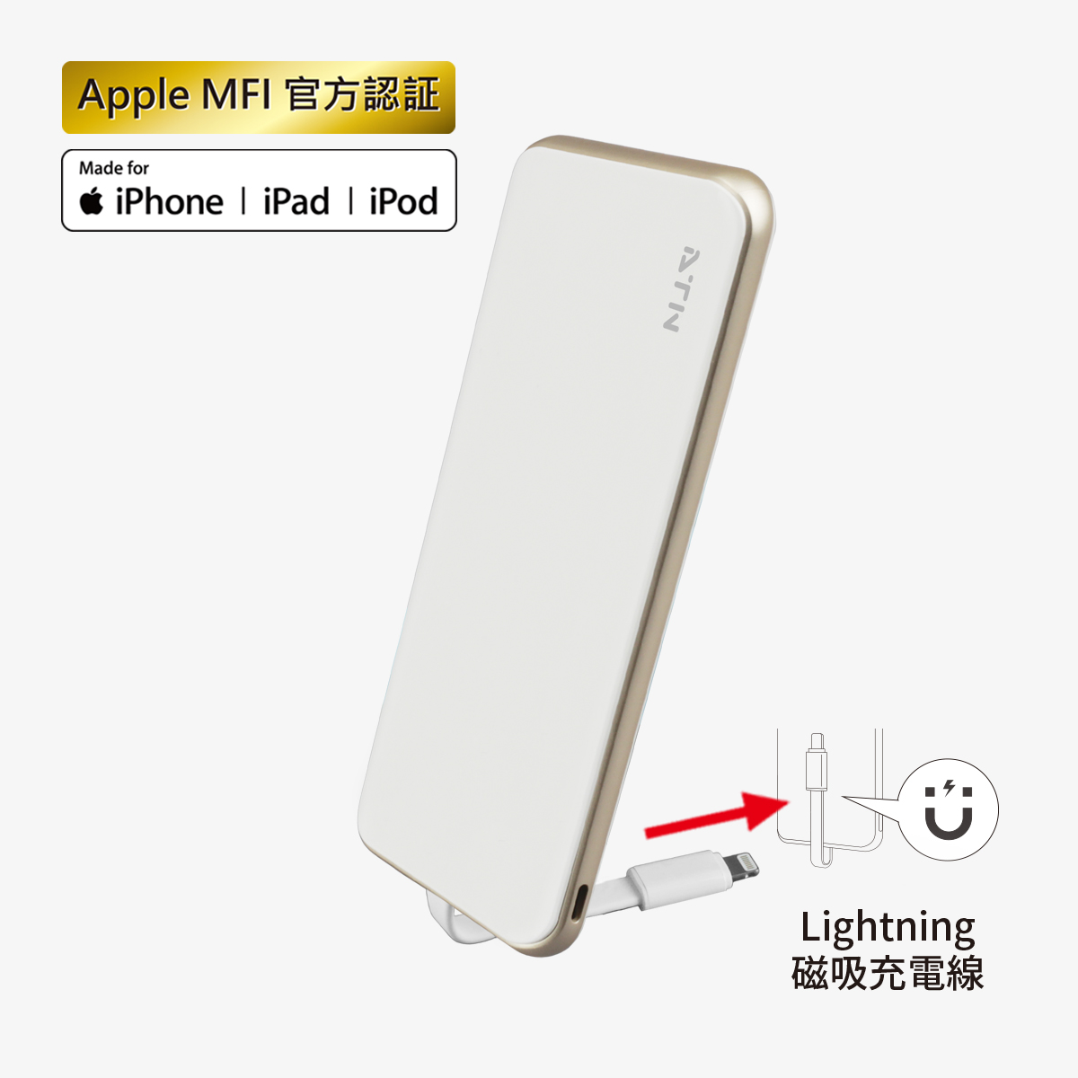 ATN  MFi Power Bank<br>12000mAh