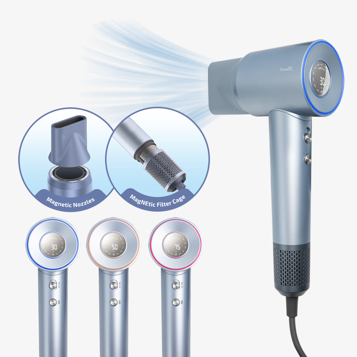 inno3C   High Speed Ion Hair Dryer