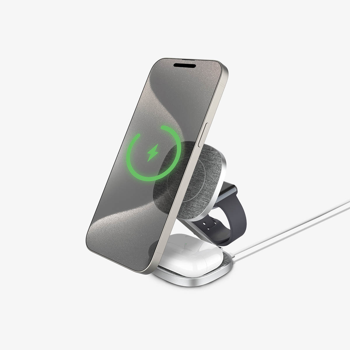 inno3C   3 in 1 Folding Magnetic Wireless Charging Stand