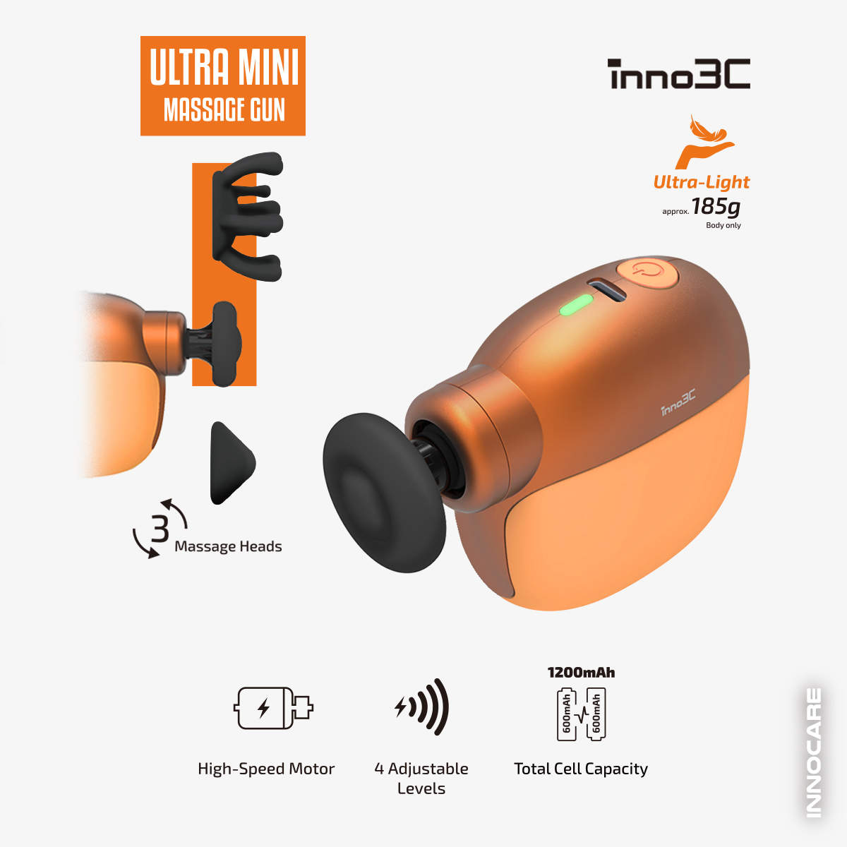 inno3C   i-MG01 Ultra Mini Massage Gun